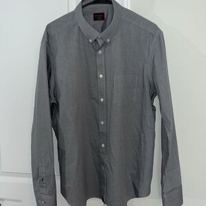 UNTUCKit LS Check Plaid Wrinkle Free Reg Fit Dress Shirt 100% Cotton Kamptaler